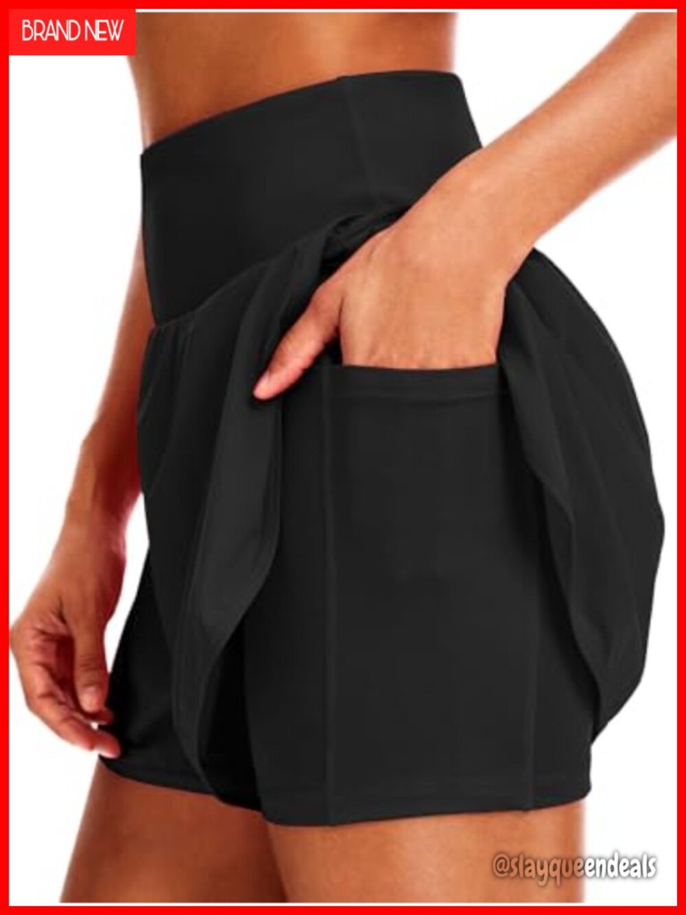 2-in-1 Workout Athletic Running Shorts 5'' Inseam with Phone Pockets